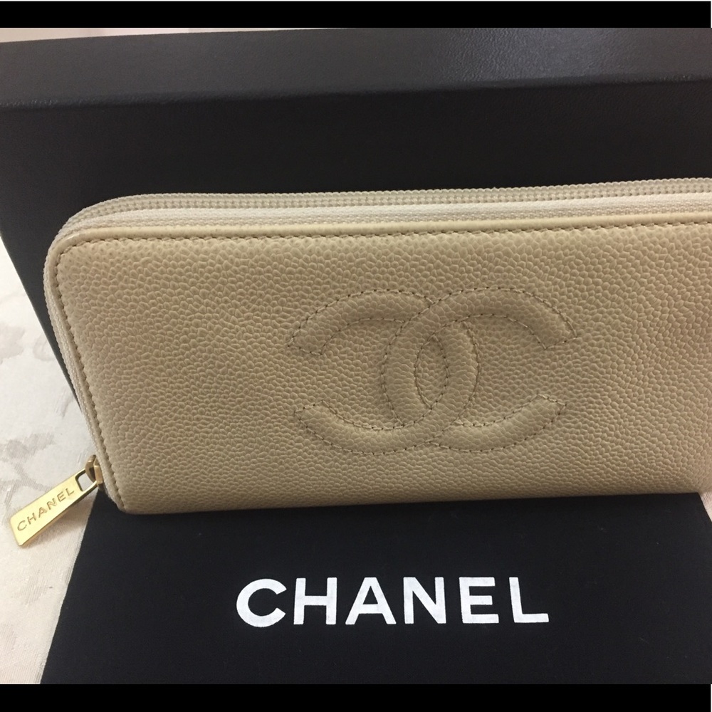 ❌Sold!!!Chanel CC zippy Long Wallet Purse, in Box - Picture 5 of 8